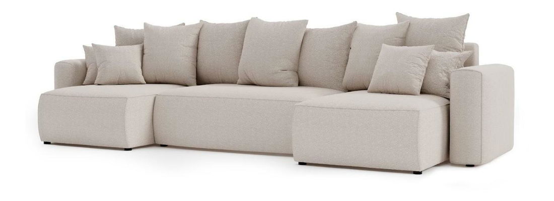 Rohová sedačka Denia U (béžová) (P)