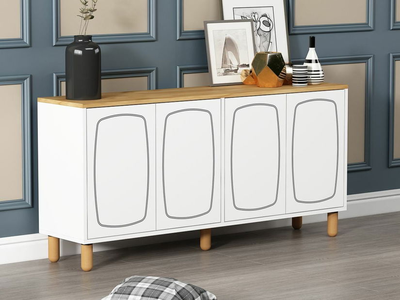 Skříňka Rava (bílá)