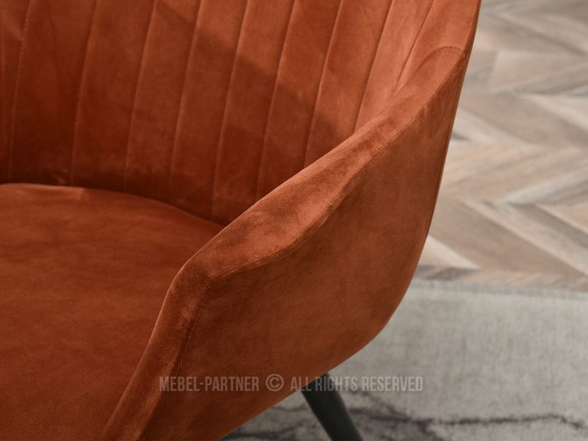 Křeslo Osmol F (měděná + zlatá)