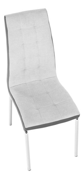 Jídelní židle Gerda new (světlešedá + tmavě šedá)