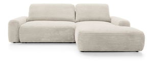 Rohová sedací souprava Afelia (P) (krémová)