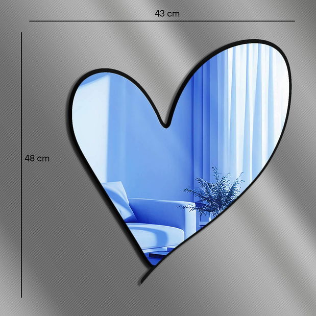 Zrcadlo Ozi 7 (růžová)