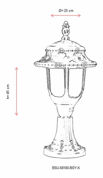 Venkovní nástěnné svítidlo Bradly (černá)