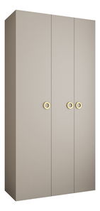 Šatní skříň 130 cm Carmela 40-1 (kašmír + zlatá)
