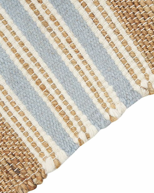 Koberec 160 x 230 cm Míza (béžová + modrá)