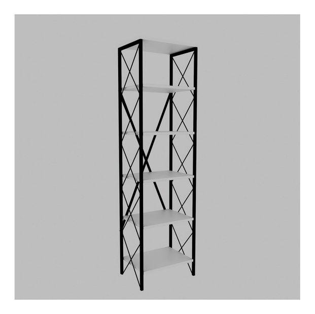 Regál Suda (bílá + černá)