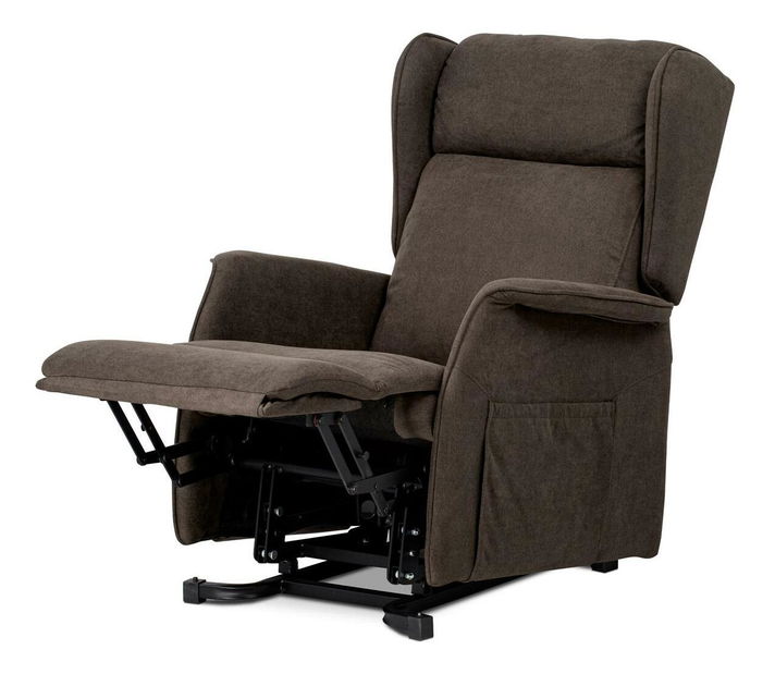 Polohovací křeslo Toman (hnědá)