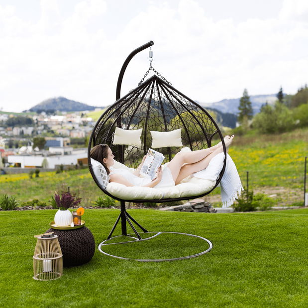 Závěsné křeslo Dali (hnědá)