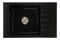Kuchyňský dřez Lurano (černá) (bez otvoru pro baterii) (P)
