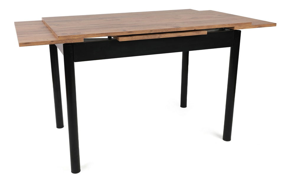 Rozkládací jídelní stůl (pro 4 až 6 osob) Pollo (Ořech + Černá)