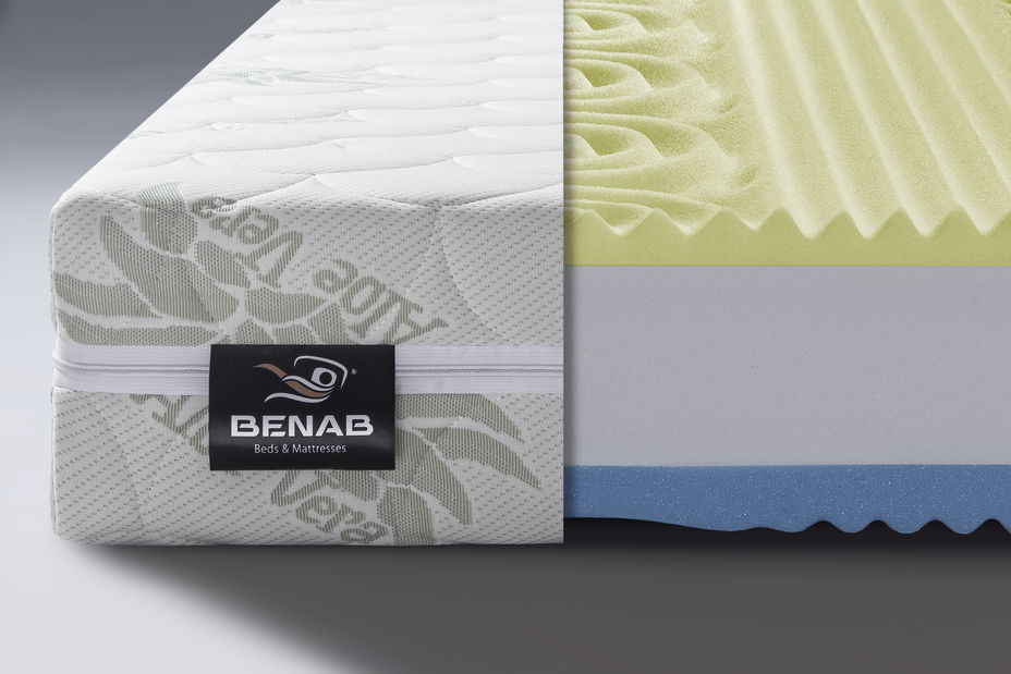 Pěnová matrace Benab Visco Plus 200x90 cm (T3/T4) *polštář zdarma *výprodej