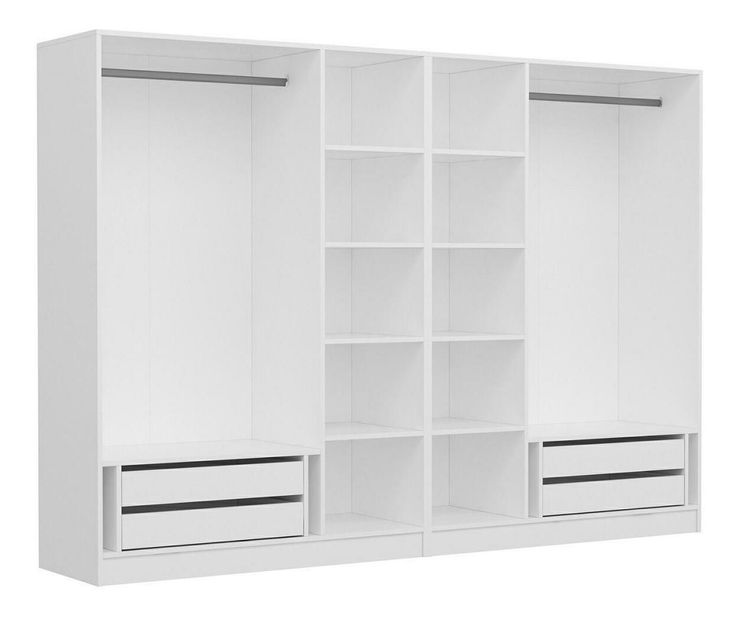 Šatní skříň Kalia 3820 (bílá)