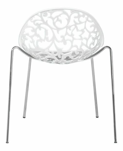 Set 4ks. jídelních židlí Mumbwa (bílá)