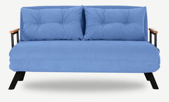 Pohovka futon Sandy (modrá)