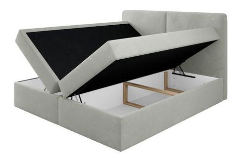 Manželská postel 180 cm Ombligo (světlobéžová)