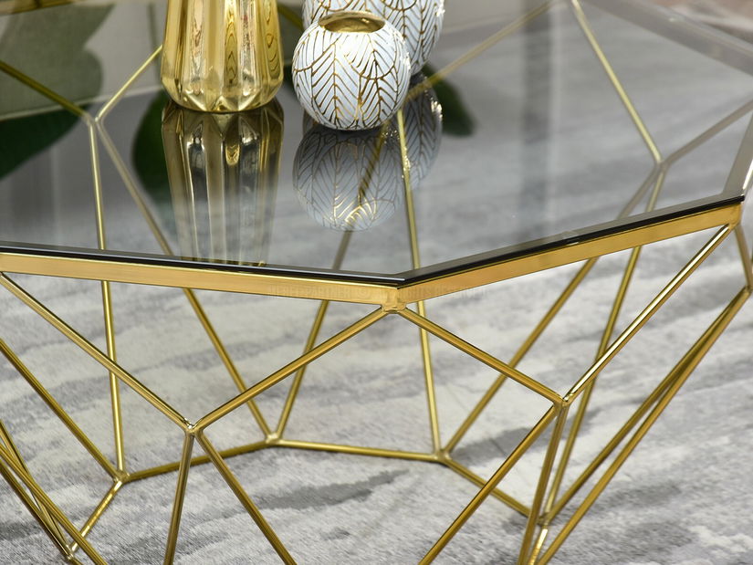 Konferenční stolek Maltez (zlatá)