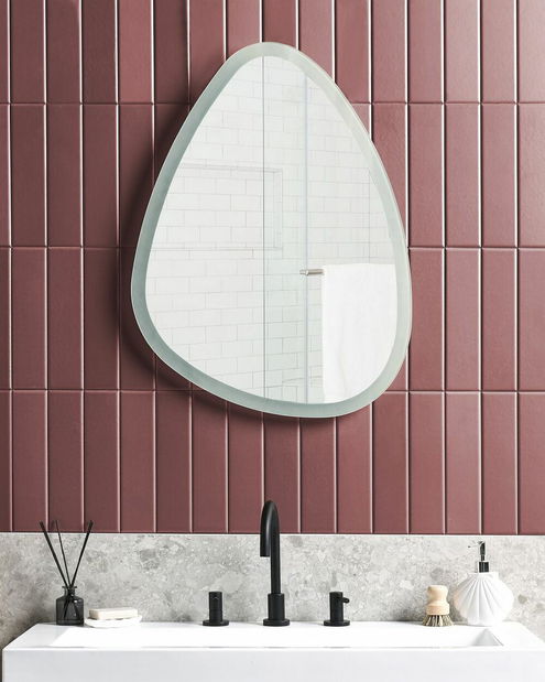 Nástěnné zrcadlo Bailey (stříbrná)