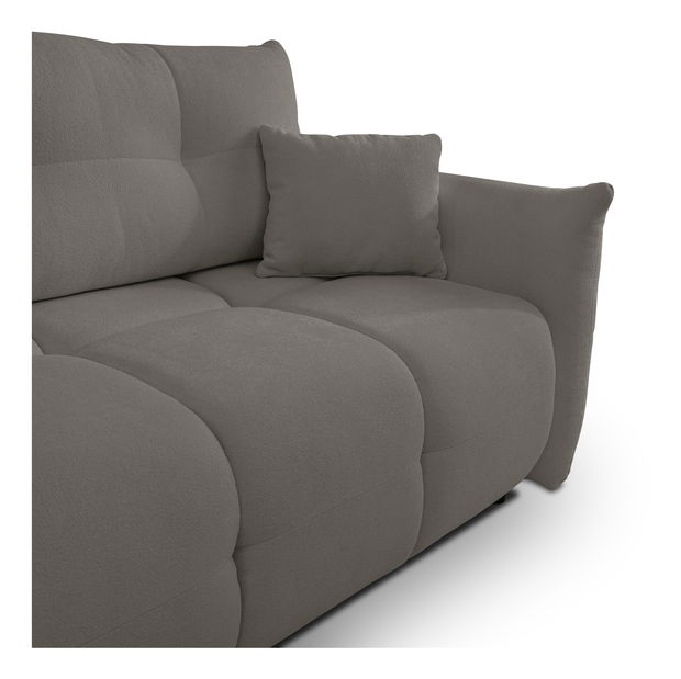 Rohová sedací souprava Basical (tmavě šedá) (L)