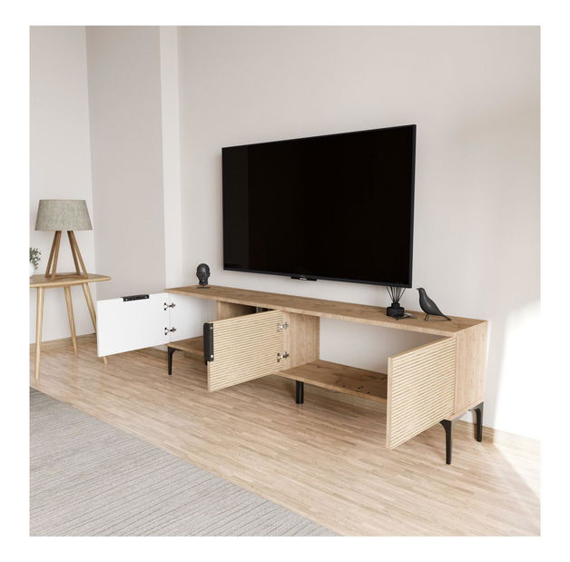 TV stolek/skříňka Tarza TV (dub bílý)