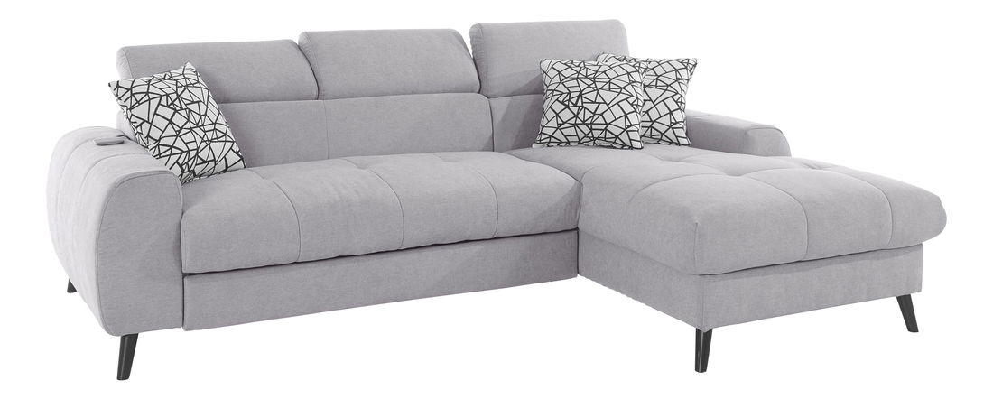 Rohová sedačka Mila (šedá) (P)