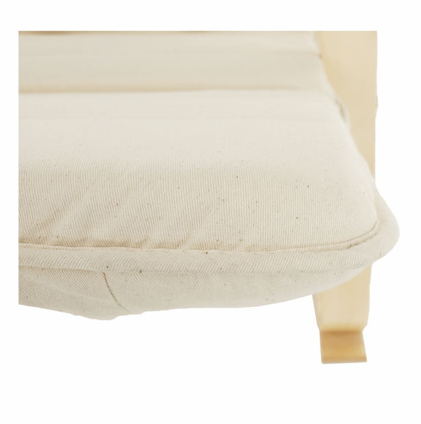 Houpací křeslo Runde (krémová) *výprodej