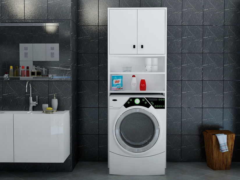  Skříňka na pračku Sotema 2 (bílá)