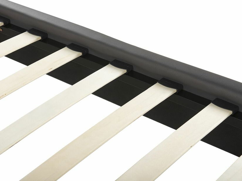 Manželská postel 160 cm PARASO (šedá) (s roštem)