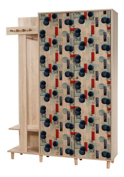 Předsíňová stěna Gardin 520 (sonoma)