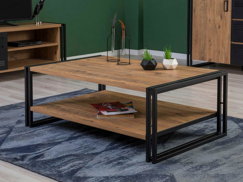 Souprava nábytku do obývacího pokoje Cosmopolitan 26 (atlantická borovice + černá)