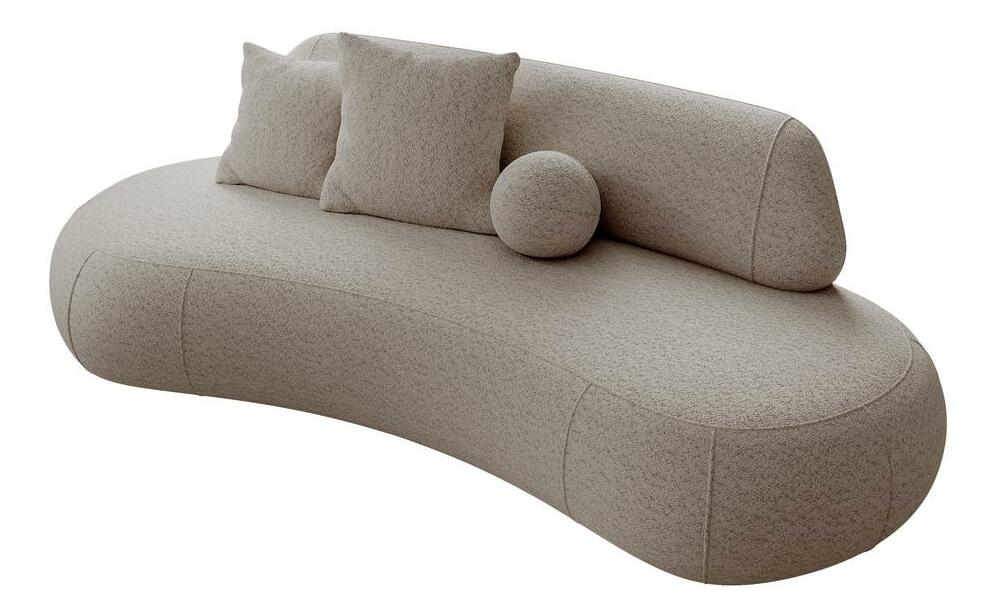Pohovka trojsedačka Bally (béžová + černá)
