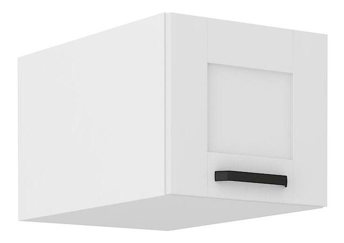 Horní kuchyňská skříňka Lucid 40 NAGU-36 1F (korpus: bílá + fronta: mdf bílá)