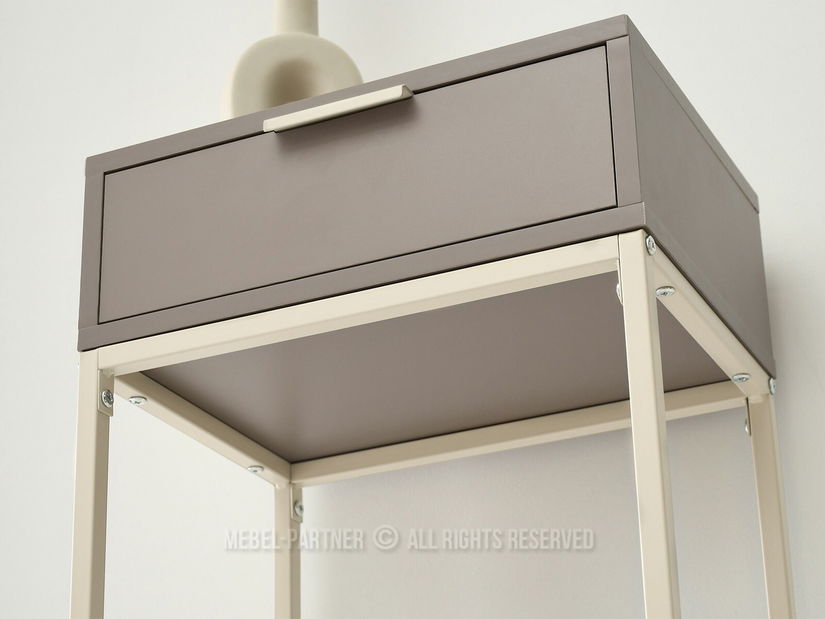 Konzolový stolek Norma S (béžová + krémová)