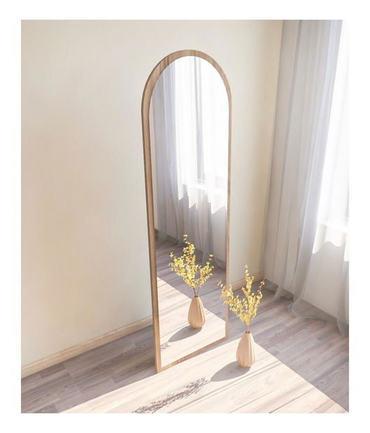 Stojanové zrcadlo Emelia (ořech)