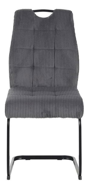 Jídelní židle Kalme (šedá + černá)