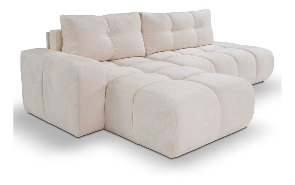 Rohová sedací souprava Sopran (světle béžová) (L)