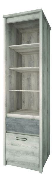 Regál Japon (kaštan nairobi + onyx)