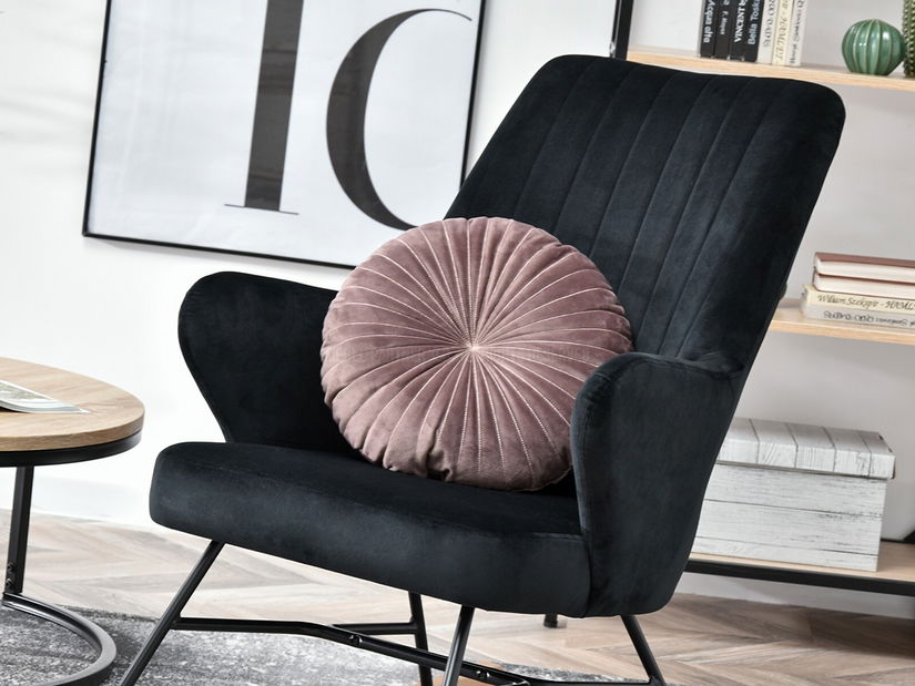 Křeslo Florida (černá + buk černý)