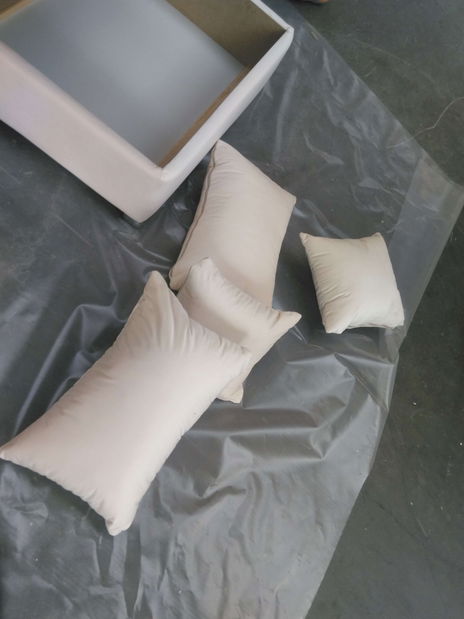 Rohová sedací souprava Dino Premium (krémová + béžová + krémová) (L) *bazar