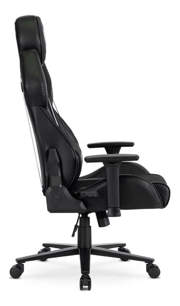 Herní křeslo Nutrida (černá + bílá)