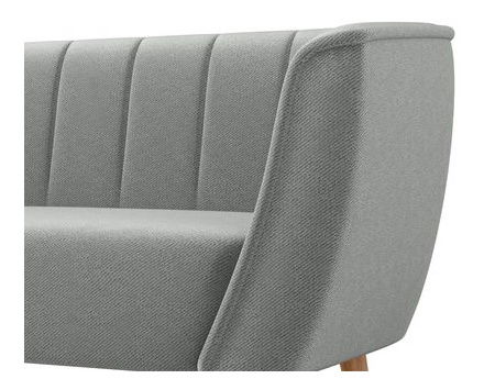 Pohovka Futuro 3 (tmavě šedá)