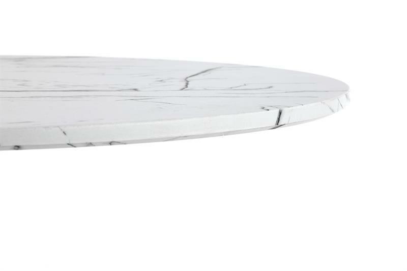 Jídelní stůl Delbert (mramor bílý)