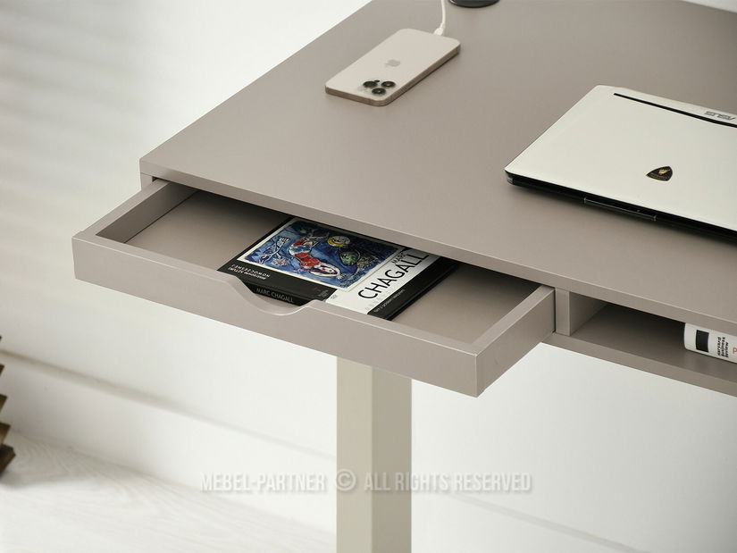 PC stolek Osto 100 (béžová + černá)