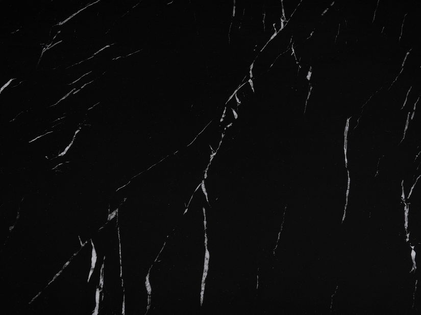 Konferenční stolek Magna (černá) (mramorový efekt)