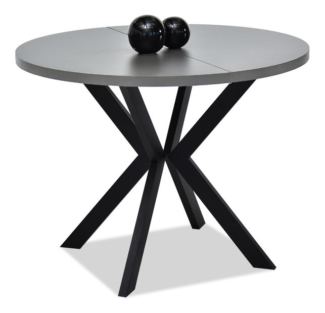 Jídelní stůl Rompa (grafitová + černá)