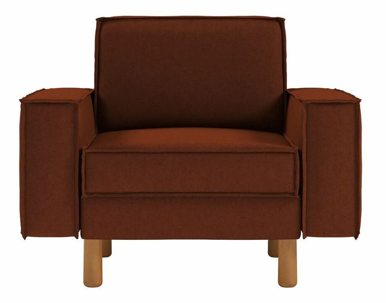 Křeslo Spary 1 (béžová + ořech)