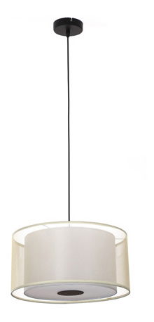 Závěsné svítidlo Anatase D (černá + krémová)