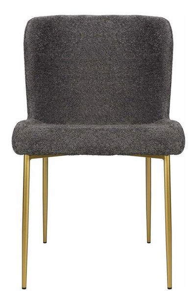 Jídelní židle Nebula (šedá + zlatá)