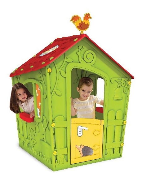 Zahradní dětský domek Magic zelený (plast)