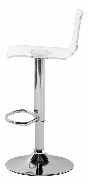 Set 2ks. barových židlí Mento (průhledná)