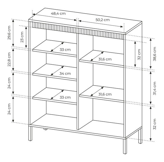 Skříňka Sesen I (béžová)